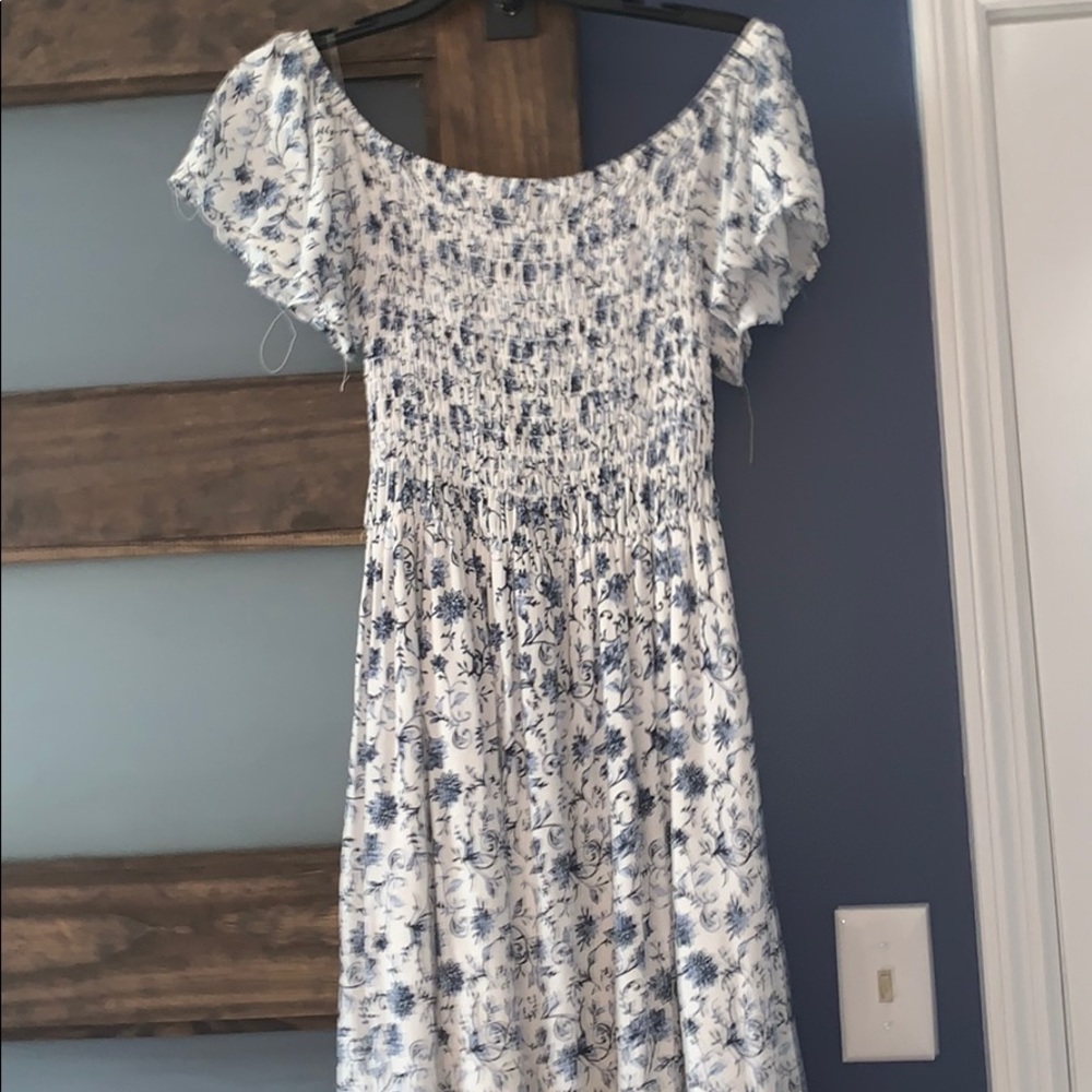 Kendall & Kylie off the shoulder dress